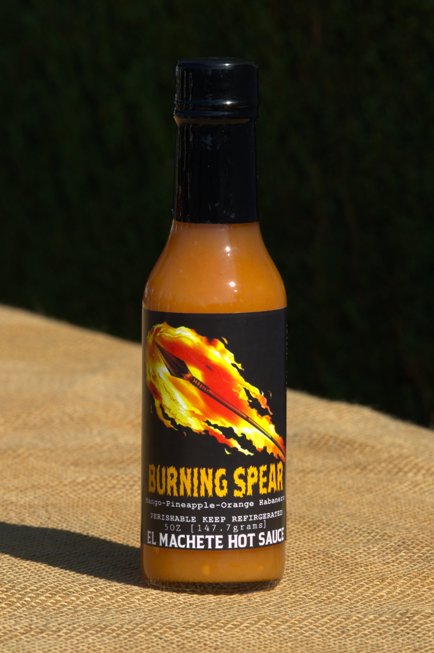 Burning Spear Hot Sauce 5oz